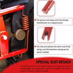 USSKYBOY LT895 brake spring tool side view with ergonomic lever
