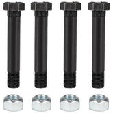 Ussuray shackle bolts with 9/16 inch shank for trailer leaf spring mounting