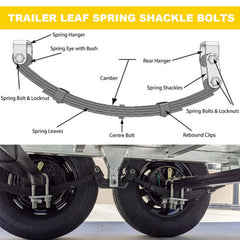 Package includes four bolts and four nuts for installation