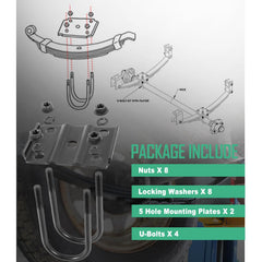 Ussuray easy installation design saves time during trailer maintenance.