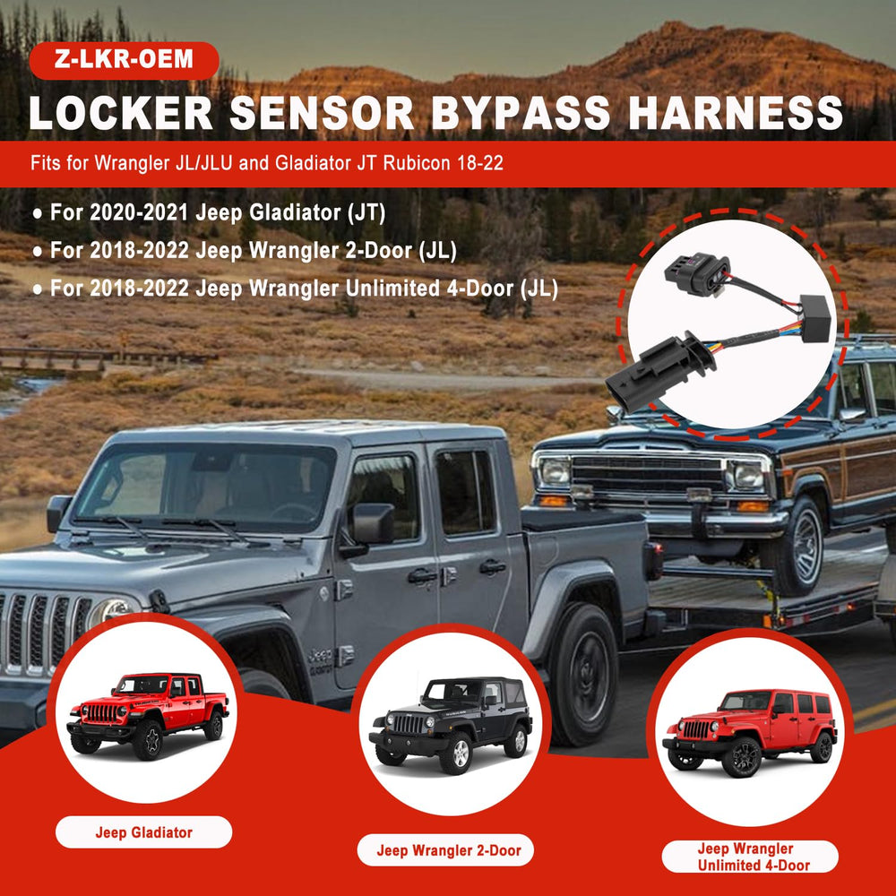 Ussuray Z-LKR-OEM demonstrates cross-compatibility with JL/JLU and Gladiator Rubicon