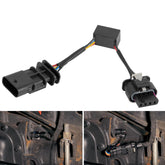 Ussuray Z-LKR-OEM harness installed on Jeep Wrangler JL for locker bypass readiness