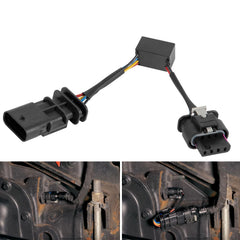 Ussuray Z-LKR-OEM harness installed on Jeep Wrangler JL for locker bypass readiness