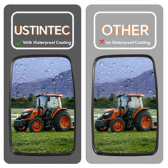 ustintec 3F260-53342 sturdy casing protects mirror from impacts and scratches.