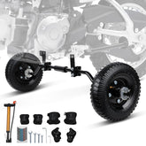 USTPO Dirt Pit Bike Training Wheels setup for easy installation and confident rides.