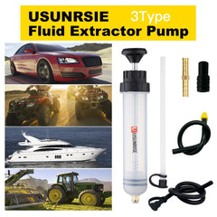 USUNRISE hand vacuum pump simplifies brake and steering fluid tasks.