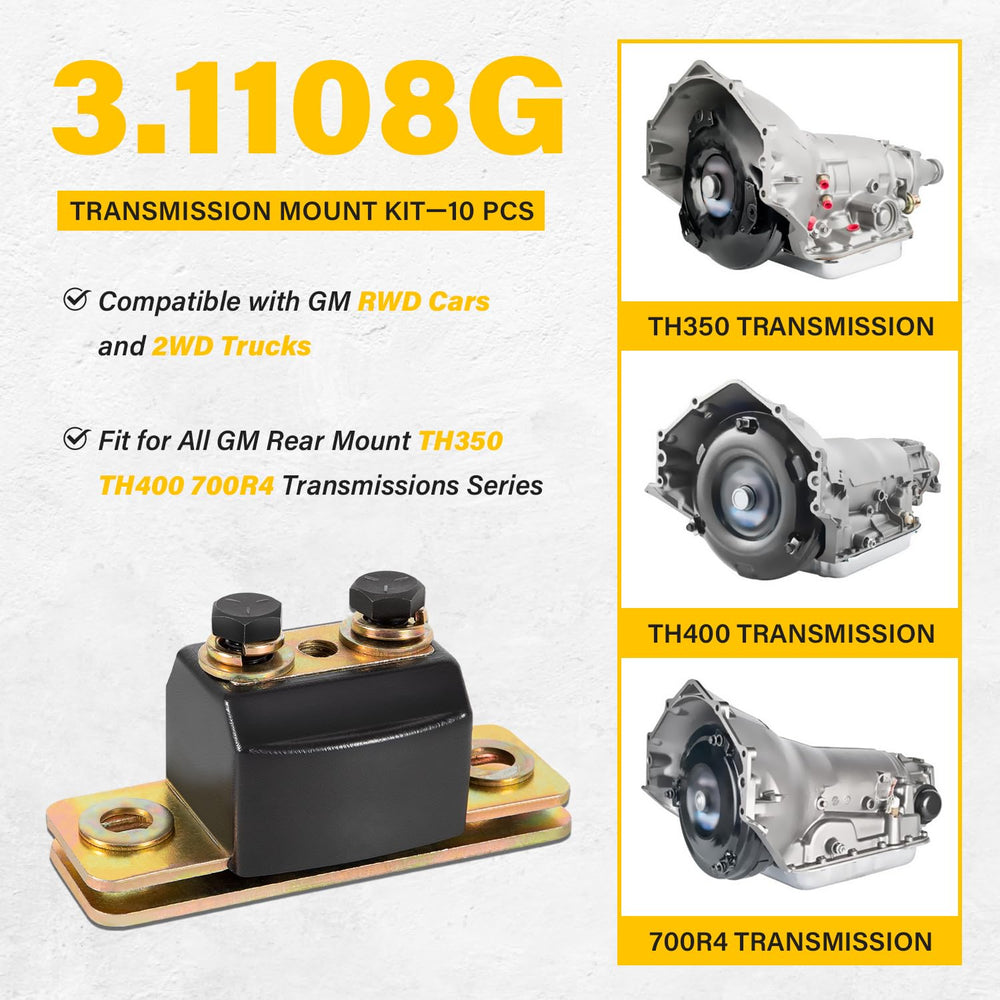 USVEHJ 3.1108G installation-kit close-up, easy fit with included hardware.
