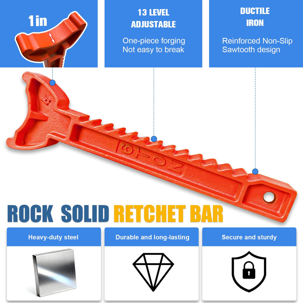USYATO rubber pads protect the chassis from scratches during use.