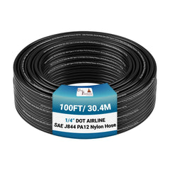 Utah Pneumatic nylon tubing one-quarter-inch diameter coil ideal for durable high-pressure air lines.