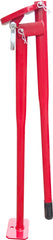 UTAKU T-Post Puller 36in in-use demonstrates foldable design for easy transport.