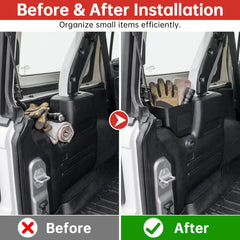 Utiiy Jeep Wrangler JL4XE storage fit demonstrates optimized interior organization.