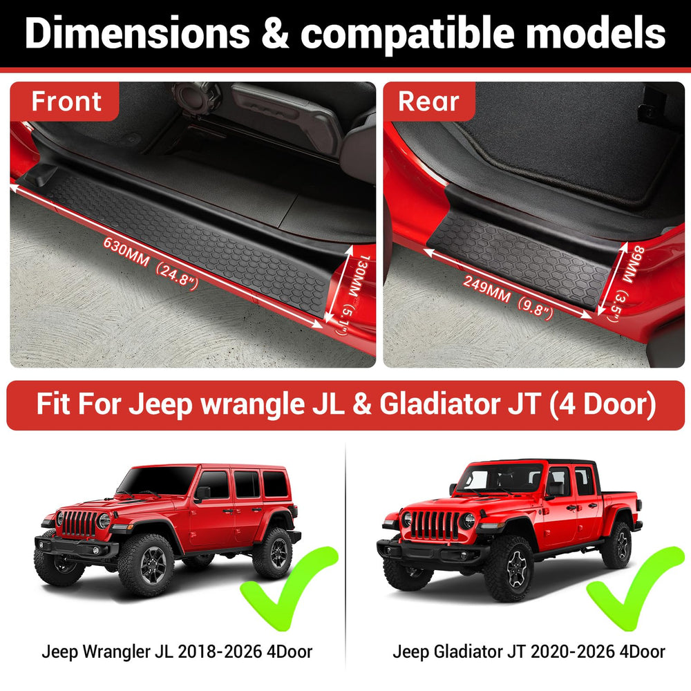 Utiiy door sill guard anti-slip texture for safer entry