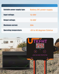 UTKFHT memory function preserves settings through power interruptions