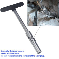 UTMALL glow plug socket 12mm with reliable grip during removal.