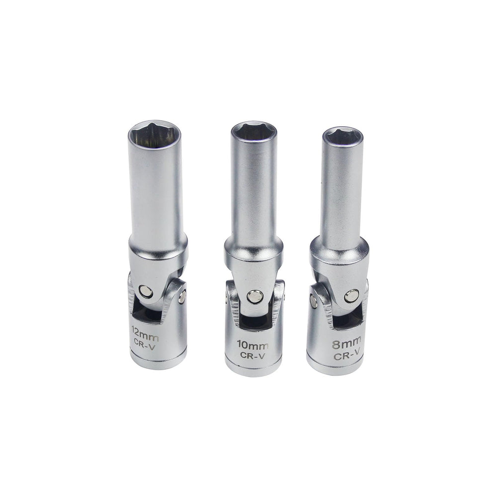 UTMALL universal joint socket allows angled access.