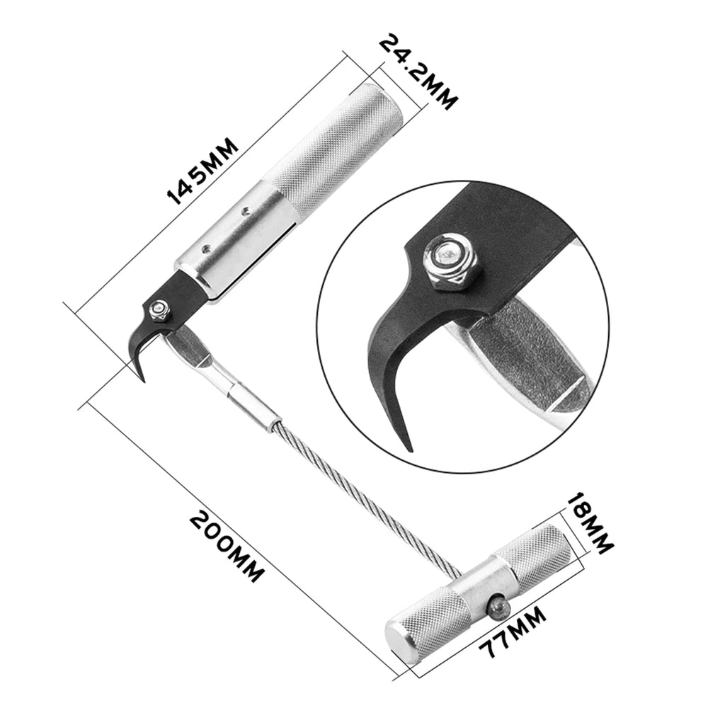 UTMALL windscreen removal kit in use shows safe grip and control