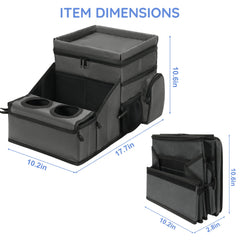 UTOLOVE car organizer with movable divider for flexible storage