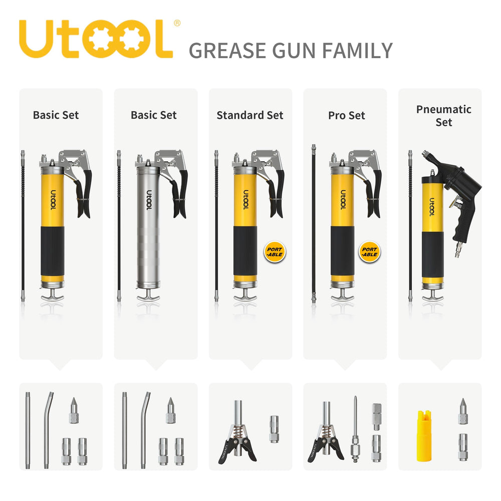 UTOOL sharp nozzle and basic coupler ready for setup.