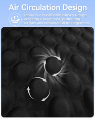 utos car seat cushion fits most cars, trucks, SUVs, and office chairs.