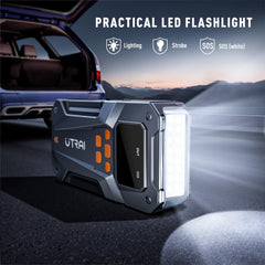 UTRAI 5000A LED light on for roadside visibility