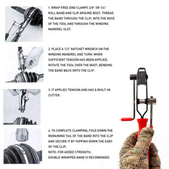 UTSAUTO straight crimping end helps prevent leaks on clamps.
