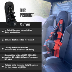 Bracket and mounting hardware included for quick install on RZR