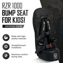 Kids up to 60 pounds enjoy better seating in the bump seat