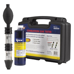 UView 16oz tester fluid bottle showing color-change indicator for leaks.