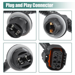 uxcell driver-side tail lamp wiring harness for Silverado 3500HD 2015 supports consistent signal