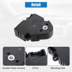 uxcell HVAC blend door actuator installation step guide helps quick, secure mounting