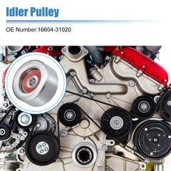 uxcell idler pulley bearing detail highlighting precision