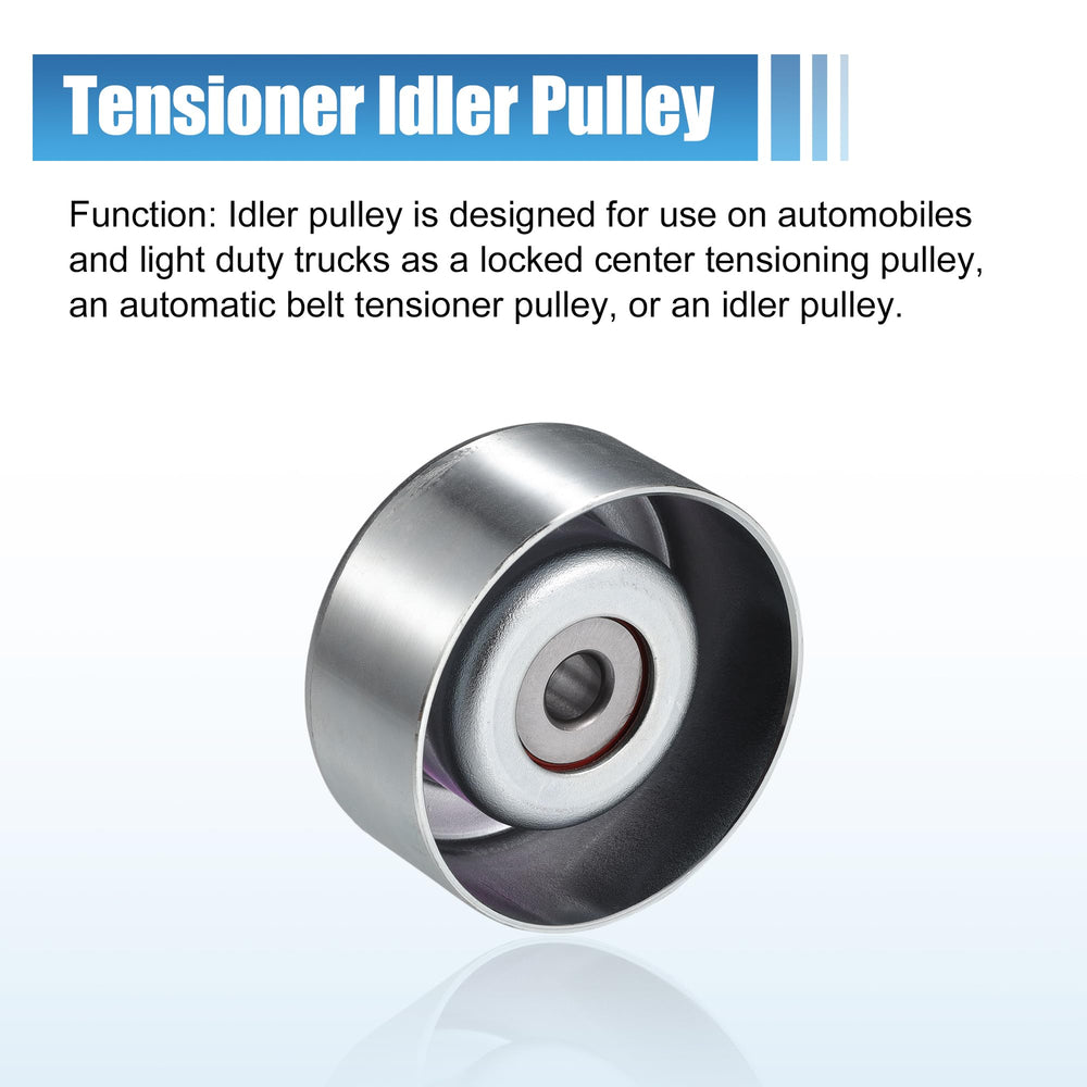 uxcell idler pulley steel and thermoplastic construction signaling durability