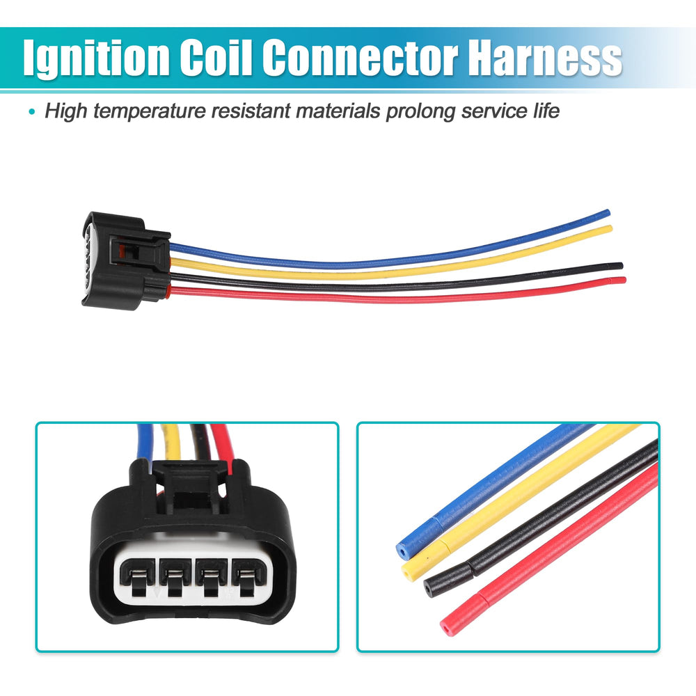 uxcell ignition coil connector for Toyota RAV4 2.4L – molded seal close-up