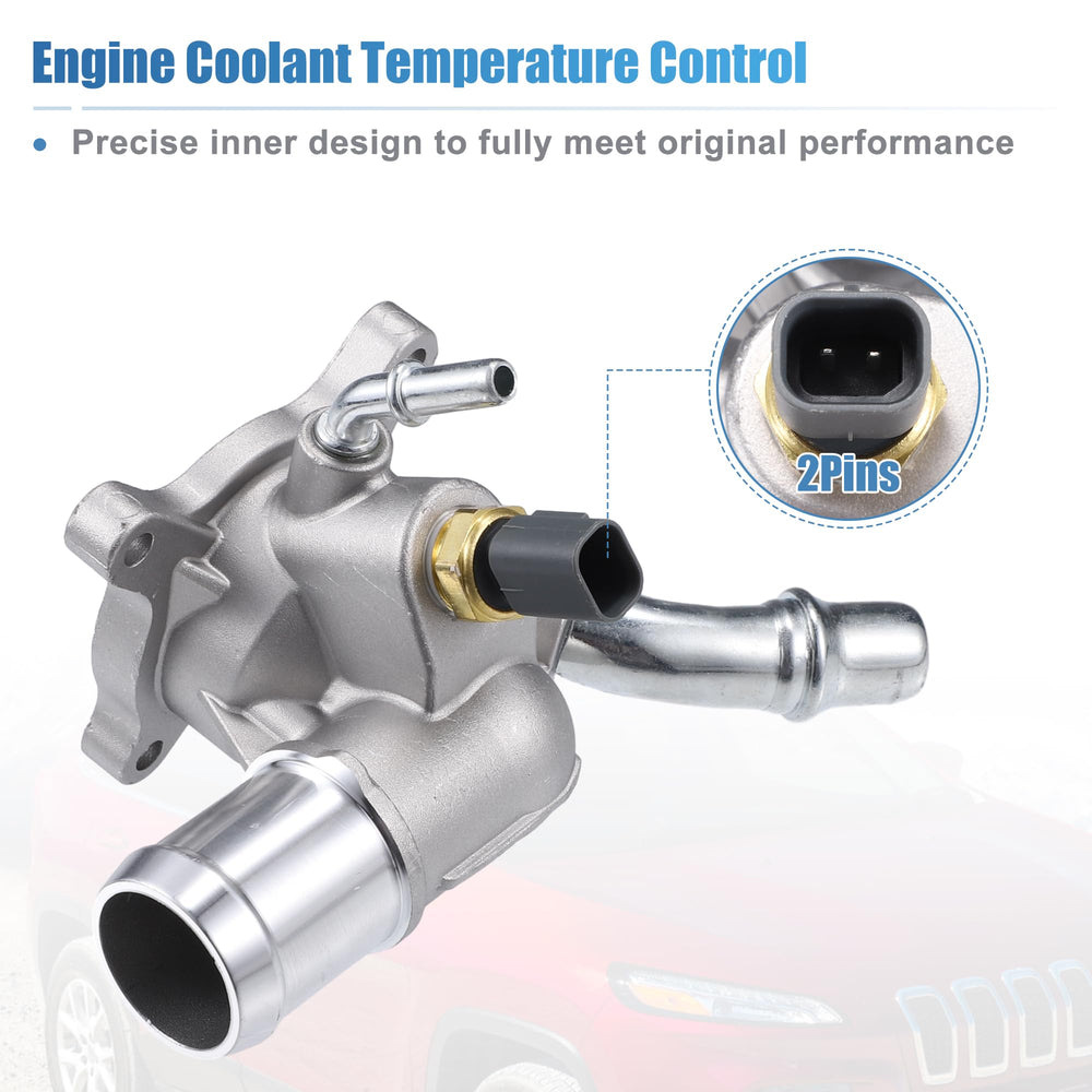 uxcell thermostat sensor close-up showcases secure electrical connection and reliability.