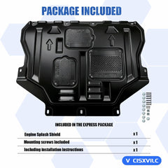 V CisxviLC replacement direct-fit shield matches Ford Escape 2013–2019.