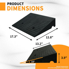 Vacallity 3.9-in Rise 2-Pack ramps with 7,000-lb capacity for heavy vehicles.