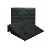 Vacallity 3.9-in Rise 2-Pack ramps, side view for smooth curb crossings.