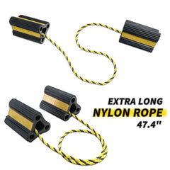 Vacallity rubber chocks suited for multi-use applications including trucks and trailers