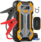 VACASSO 5000A jump starter front view shows compact power for roadside starts.