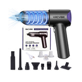 Vacvibe car vacuum with 21000Pa suction for deep cleaning in tight spaces