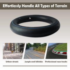 VAINELY rear inner tube side profile view emphasizes robust construction for long-lasting use.