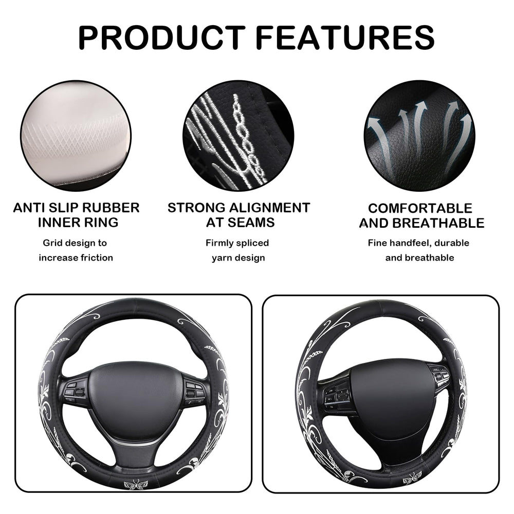 Vaitarkli anti-slip surface helps sweaty hands stay secure while driving