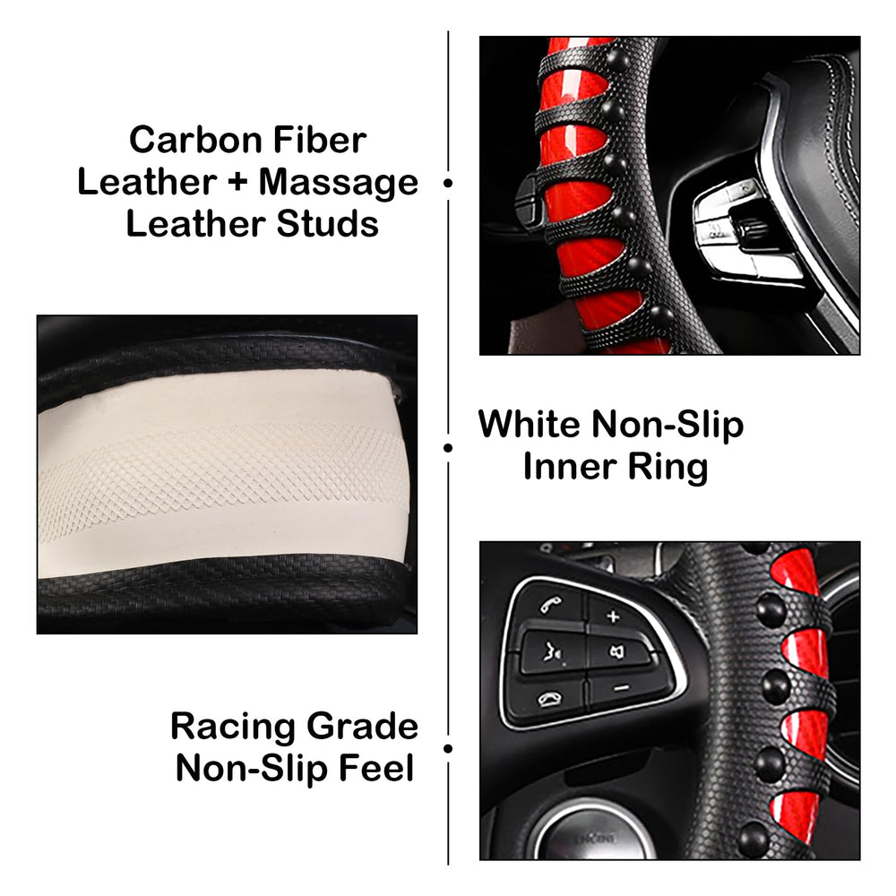 Vaitarkli protective steering cover safeguards your wheel against wear and heat.