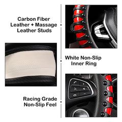 Vaitarkli protective steering cover safeguards your wheel against wear and heat.