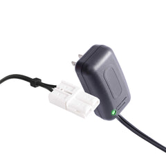 VAIX 12V charger for Rollplay with white plug keeps ride-on toys ready for playtime.