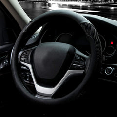 Valleycomfy steering wheel cover with odour-free lining for a clean interior grip