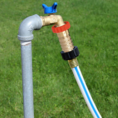 50-55 psi regulated flow demonstrated for RV plumbing