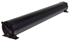 Valterra A04-3460BK sewer hose carrier side view showing universal fit and secure mounting