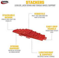 Valterra Stackers ramp transition handle enabling smooth pad-to-pad connection