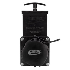 Valterra stainless shaft RV valve close-up showing smooth opening action.